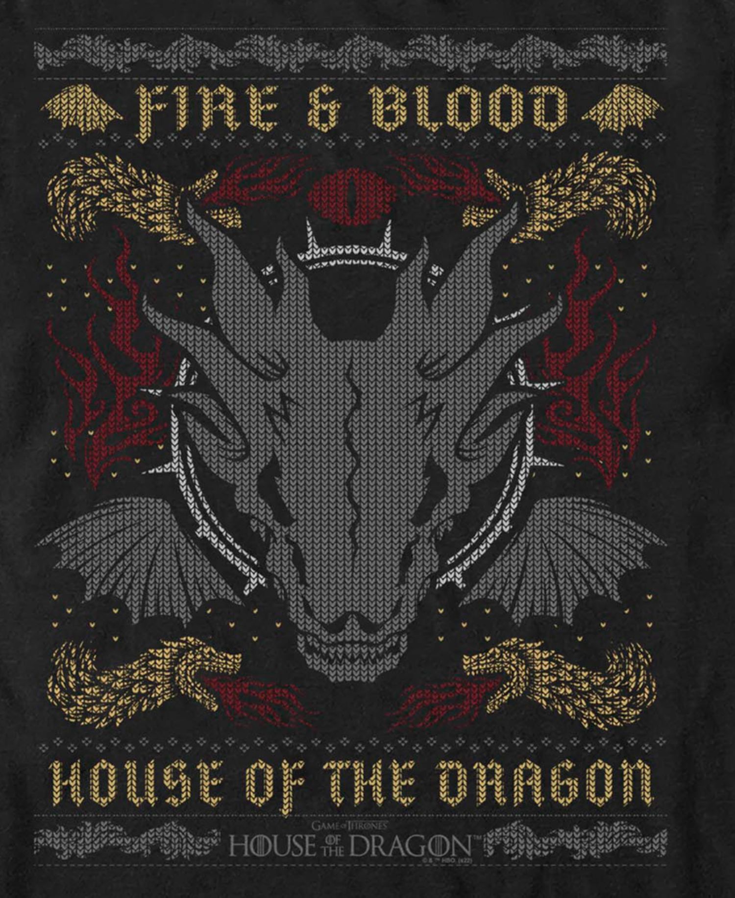 Men's House of the Dragon Balerion Graphic T-Shirt