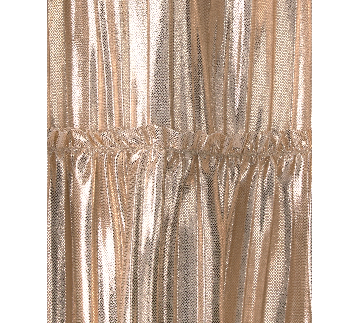 Carter's Baby Girls' Metallic-Crinkle Flutter-Sleeve Dress and Diaper Cover, 2-Piece Set