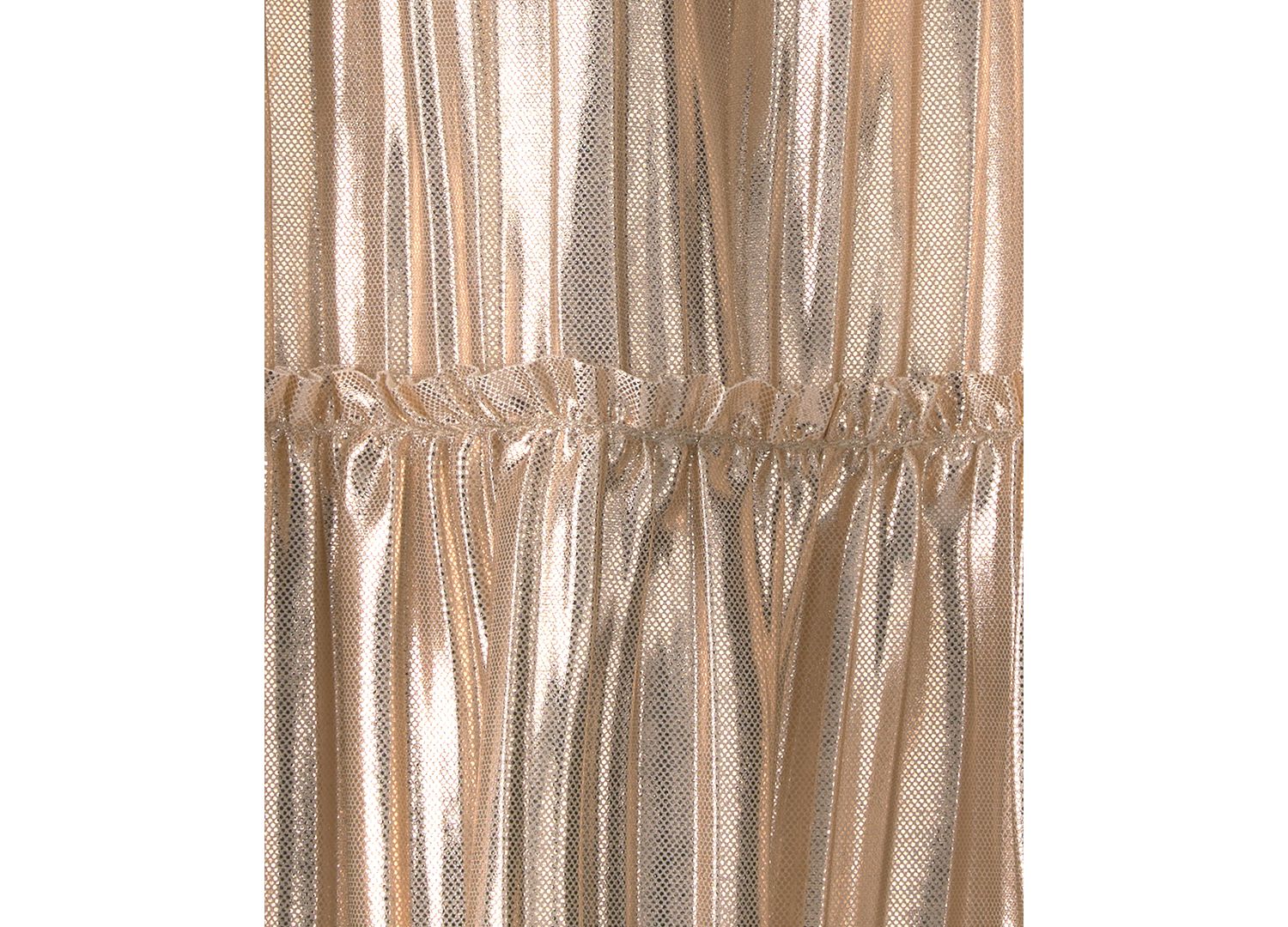 Baby Girls' Metallic-Crinkle Flutter-Sleeve Dress and Diaper Cover, 2-Piece Set