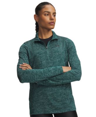 Women's Twist Tech Quarter-Zip Logo Top