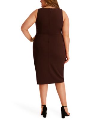 brown plus size sheath dress Dresses Amara Maxi Dress L Category_GardenPartyDresses Size:M (58cm) 90% Polyester 10% Spandex