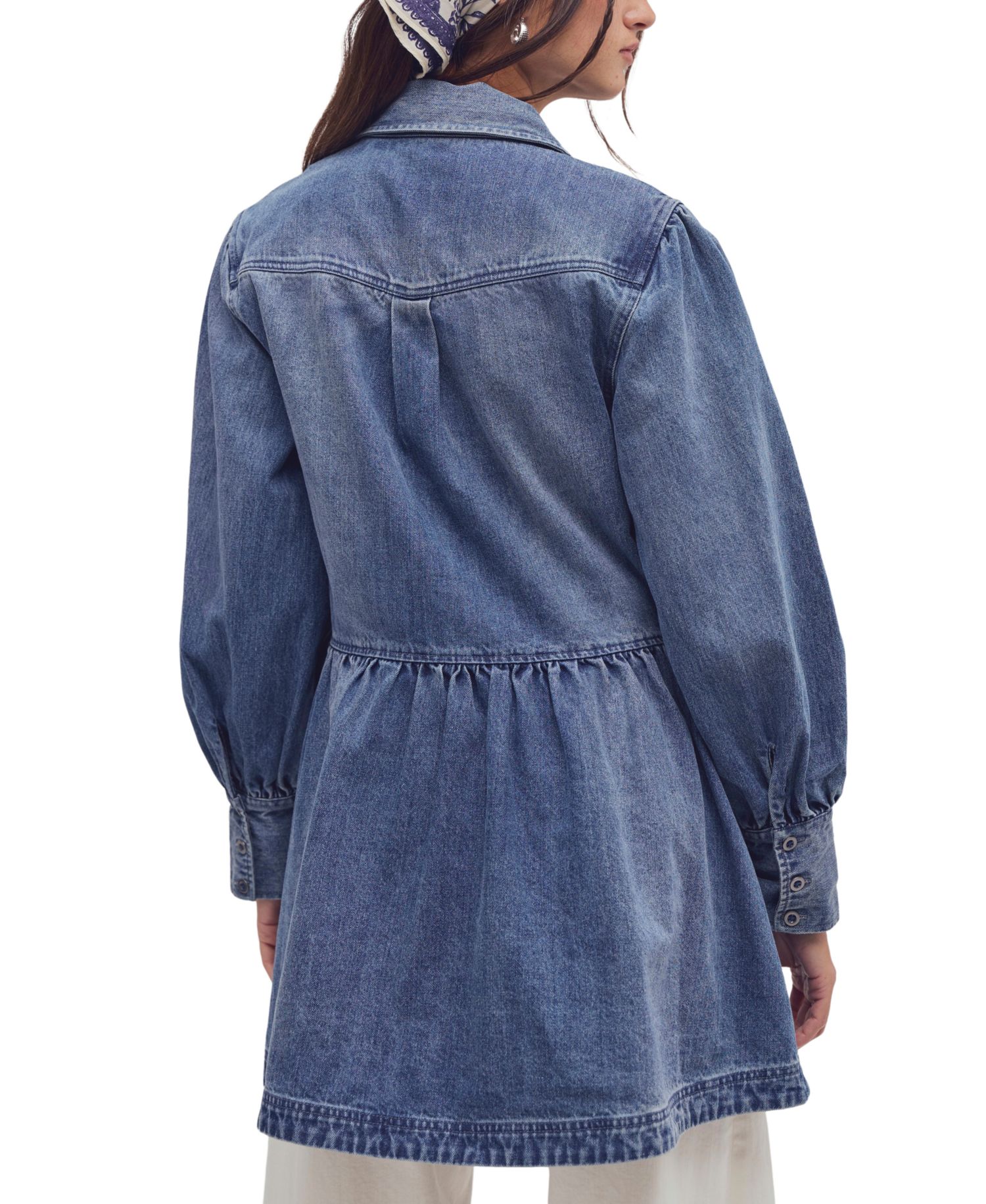 Women's Marris Smocked Denim Mini Dress