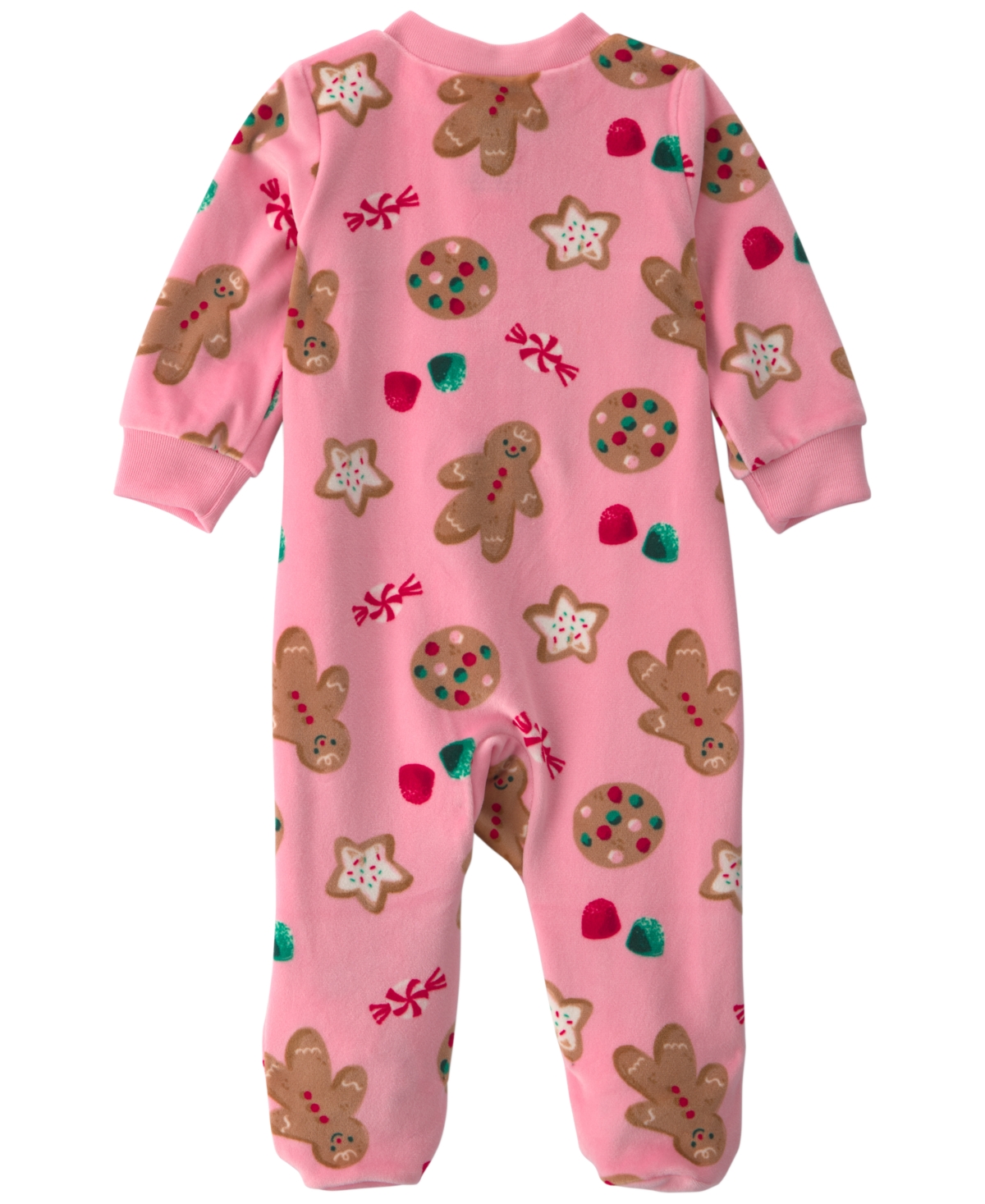Carter's Baby Girls' Gingerbread Footed 2-Way Zip Sleep & Play Pajamas