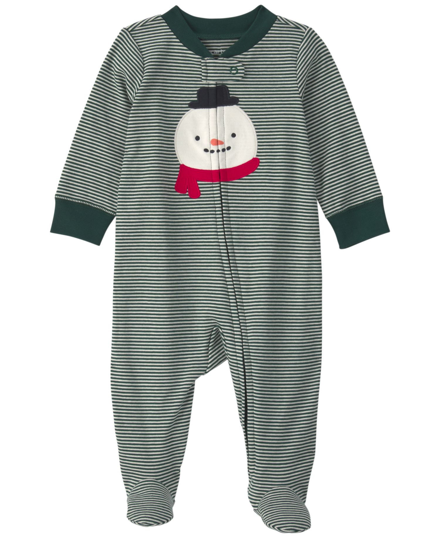 Baby Boys' and Girls' Snowman 2-Way Zip Sleep & Play