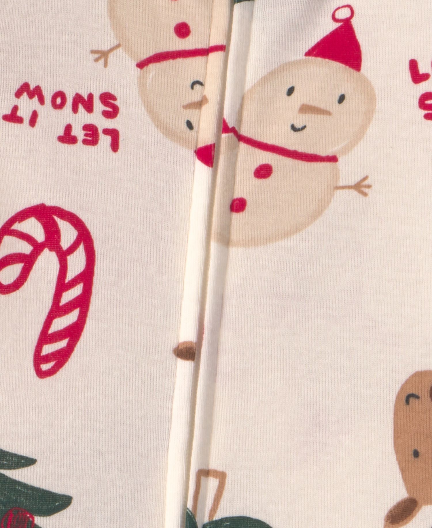 Baby Boys' and Girls' Christmas Icon Long-Sleeve Footed Pajamas, 1-Piece