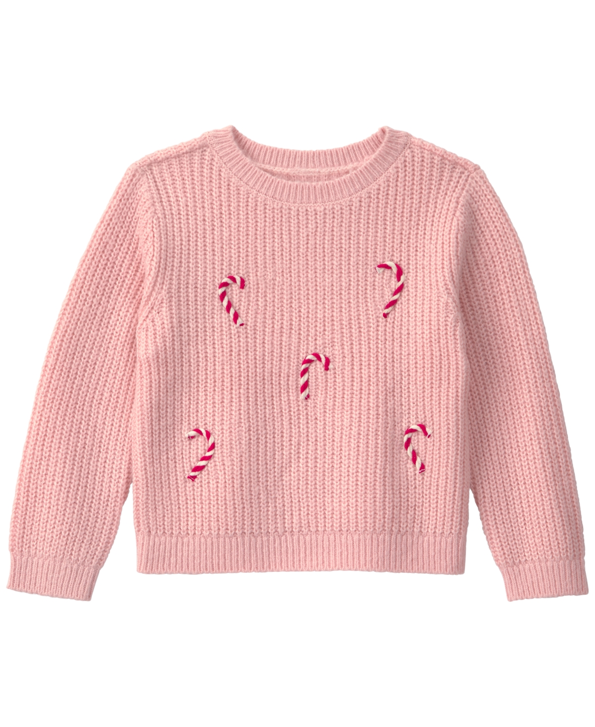 Carter's Toddler Girls' 2T-5T Candy Cane Cable-Knit Sweater