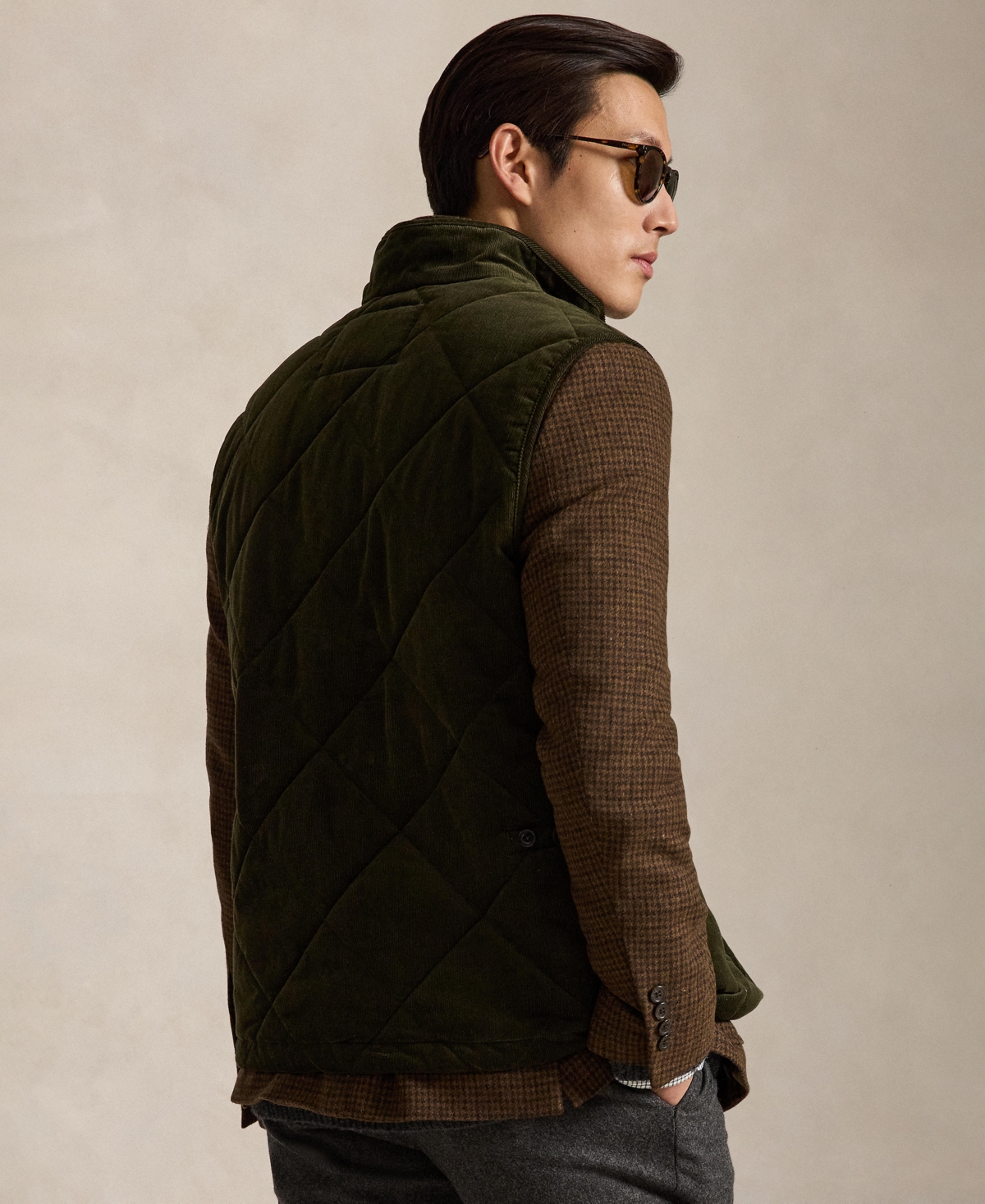 Polo Ralph Lauren Men's Hurston Quilted Corduroy Lined Vest