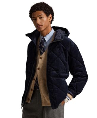 Men's Hurston Quilted Corduroy Hooded Jacket