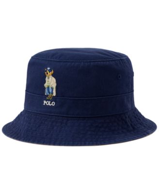 Men's Polo Bear Twill Bucket Hat