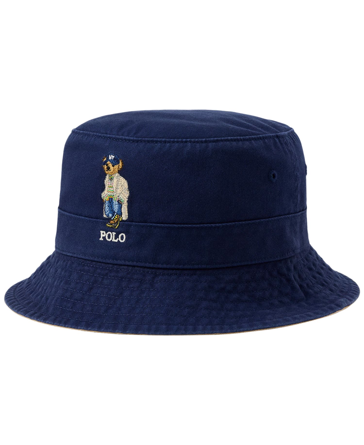Men's Polo Bear Twill Bucket Hat