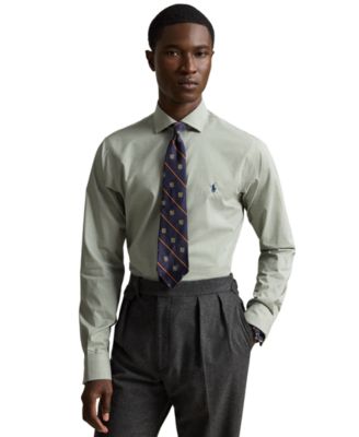 Men's Checked Poplin Dress Shirt
