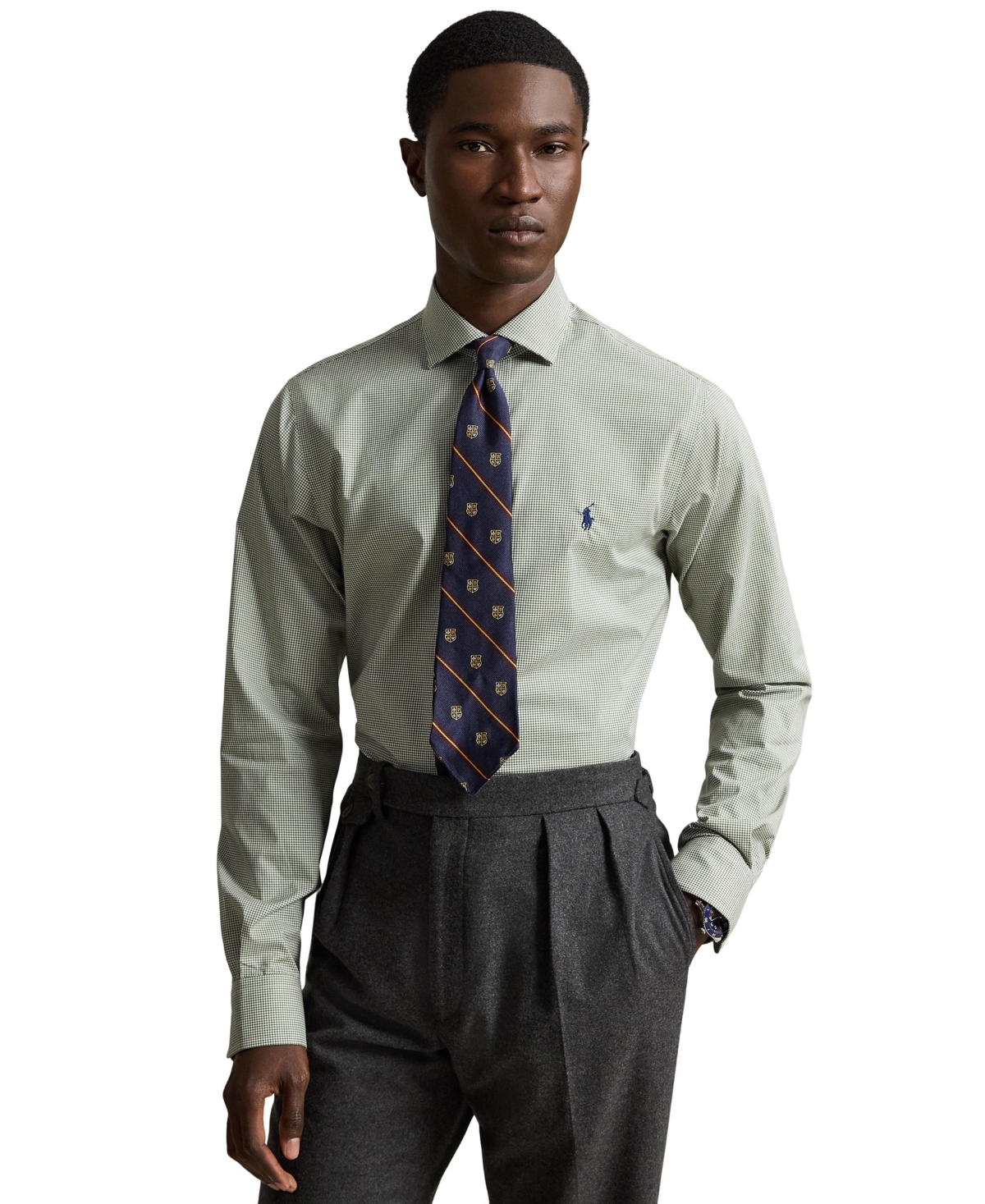 Polo Ralph Lauren Men's Checked Poplin Dress Shirt