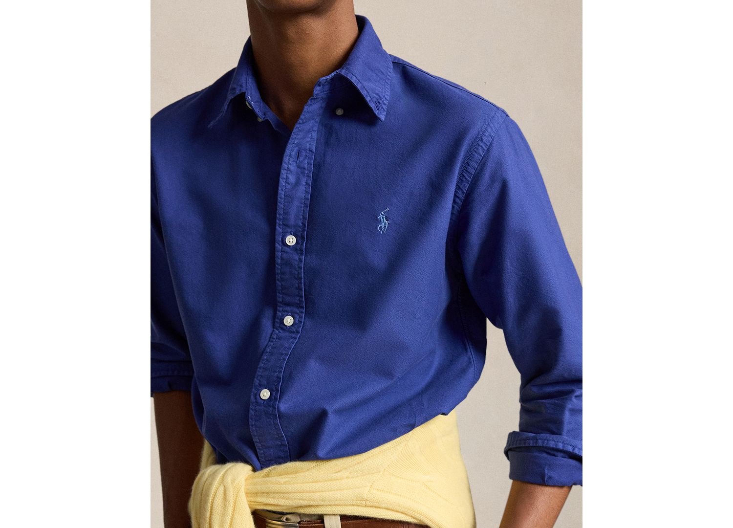Men's Garment-Dyed Oxford Classic-Fit Shirt