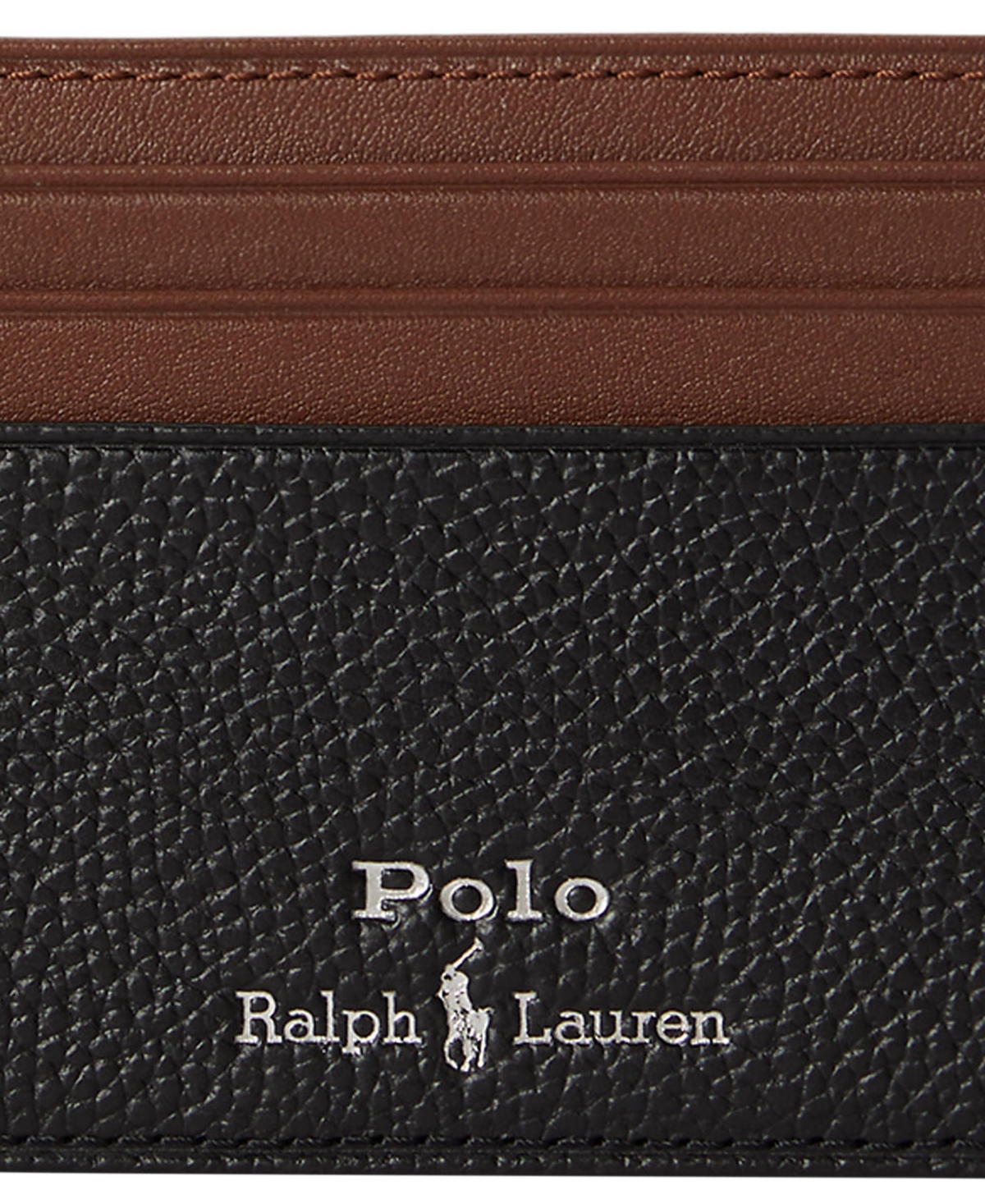 Polo Ralph Lauren Two-Tone Leather Card Case