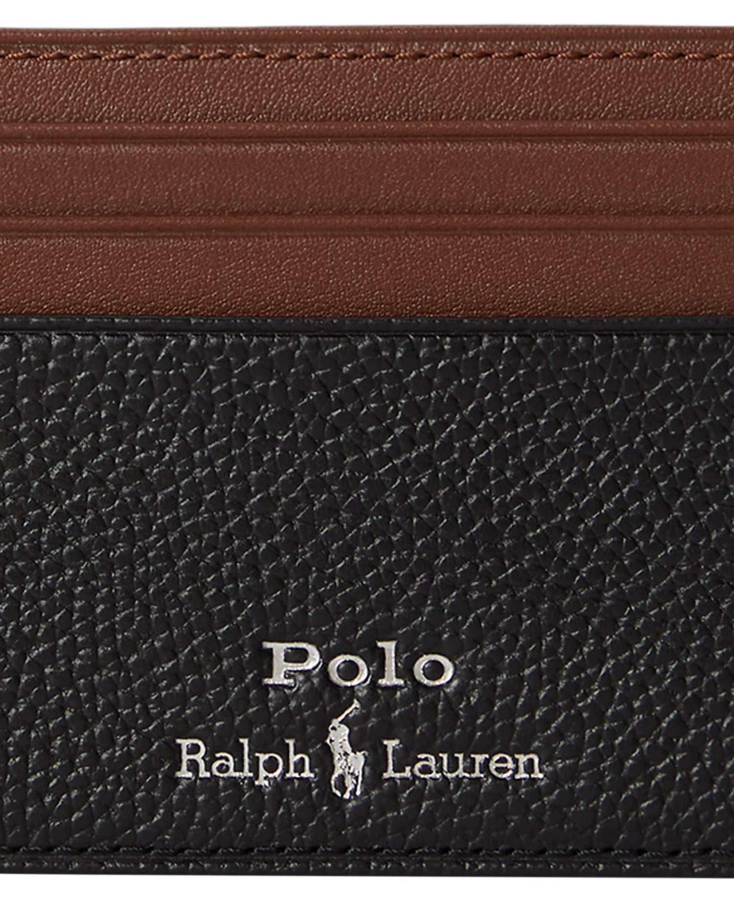 Two-Tone Leather Card Case