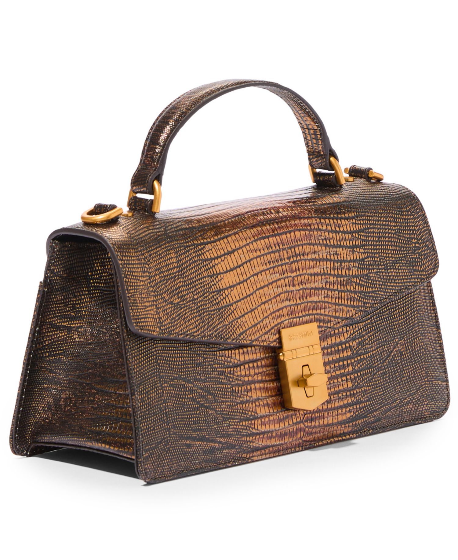 Genie Small Leather Satchel Bag