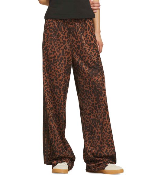 Женские брюки adidas Dayready High-Rise Wide-Leg Leopard-Print, цвет: Auco