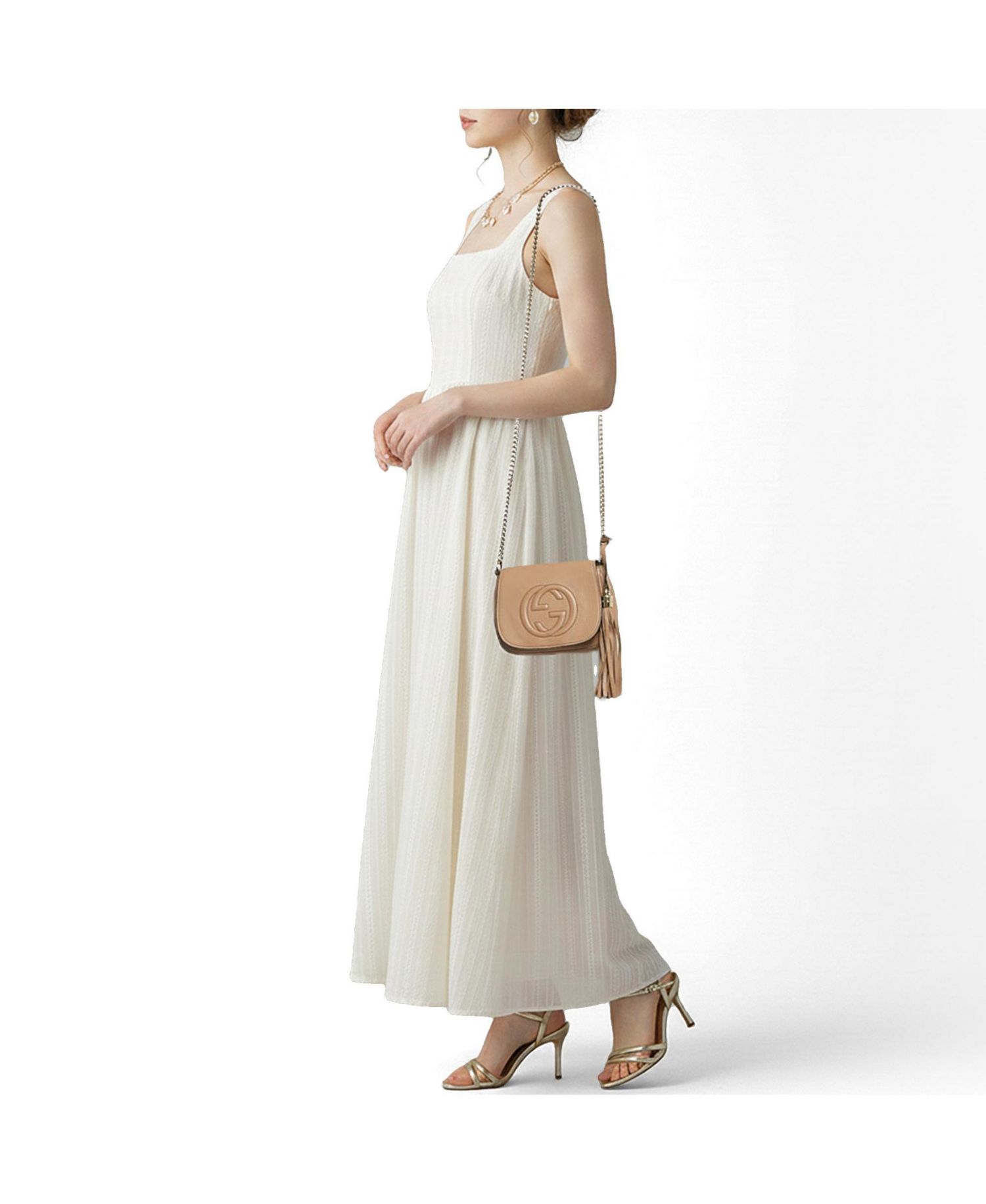Women's Soho Leather Flap Chain Crossbody Bag