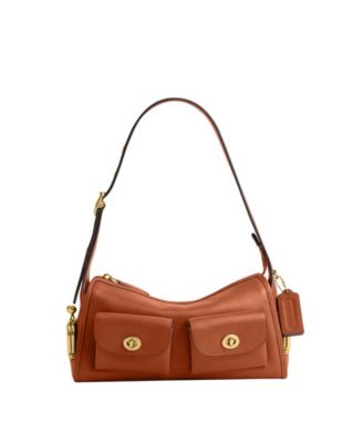 Haversack Turnlock Medium Leather Shoulder Bag 27