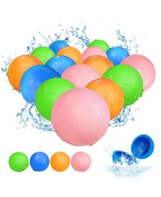 Reusable Water Balloons Quick Fill Silicone Pool Beach Fun