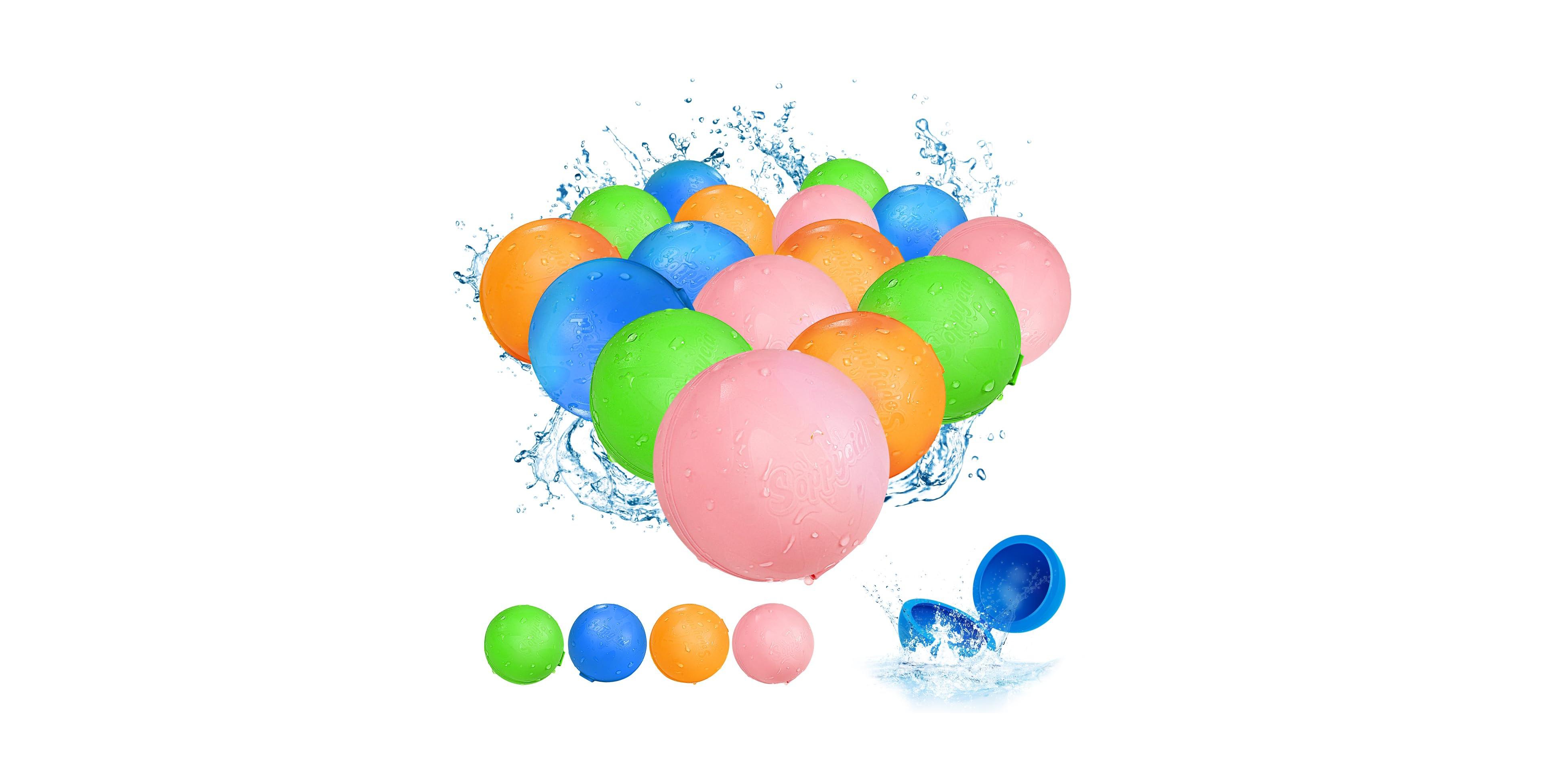 Gnuadz Reusable Water Balloons Quick Fill Silicone Pool Beach Fun