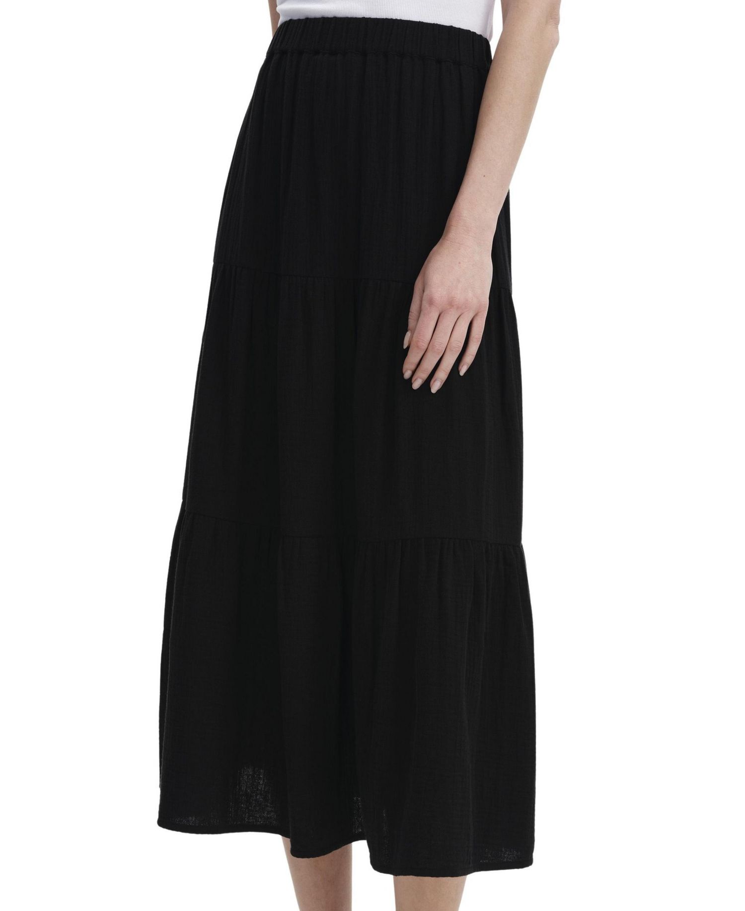 Women's Harriet Tiered A-Line Midi Skirt