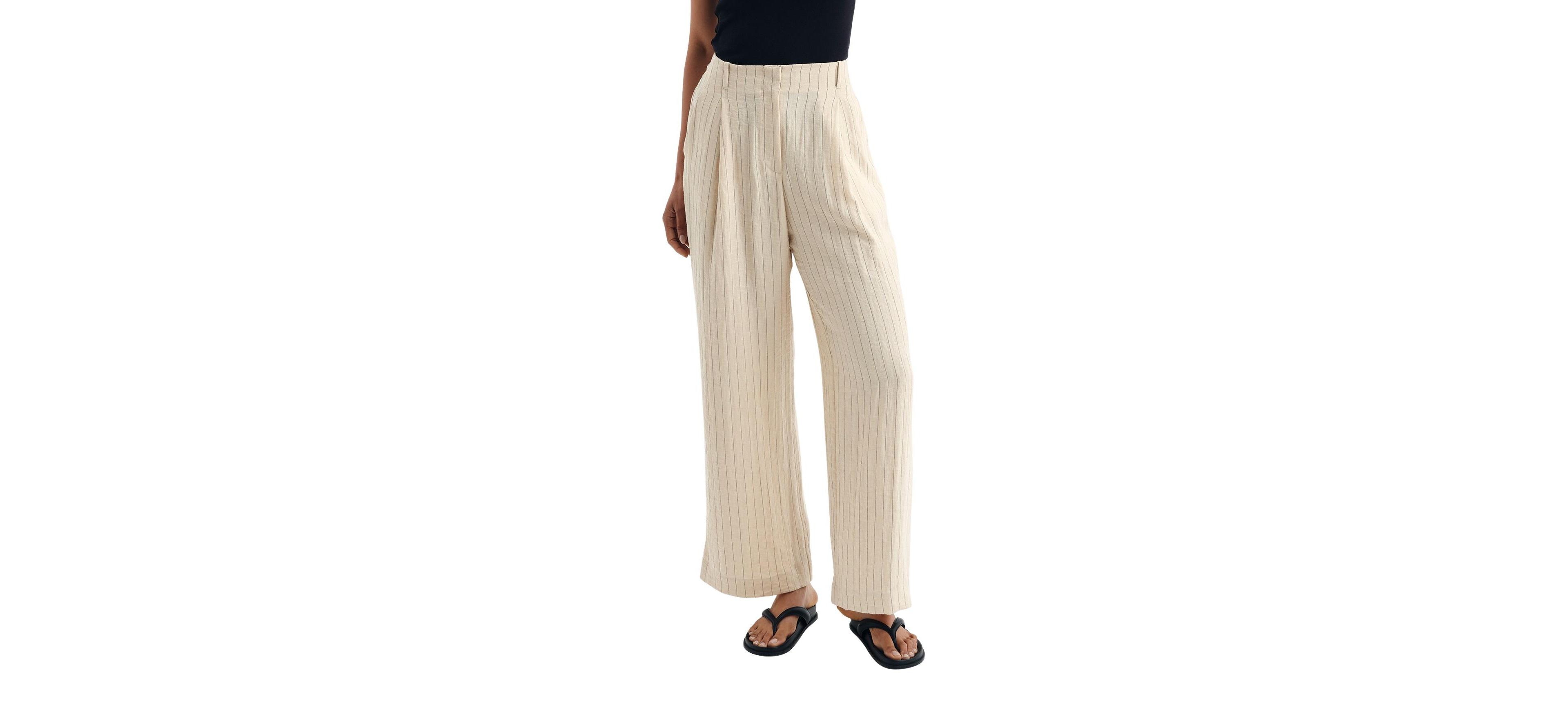 Finery London Women's Mara High-Waisted Wide-Leg Trousers