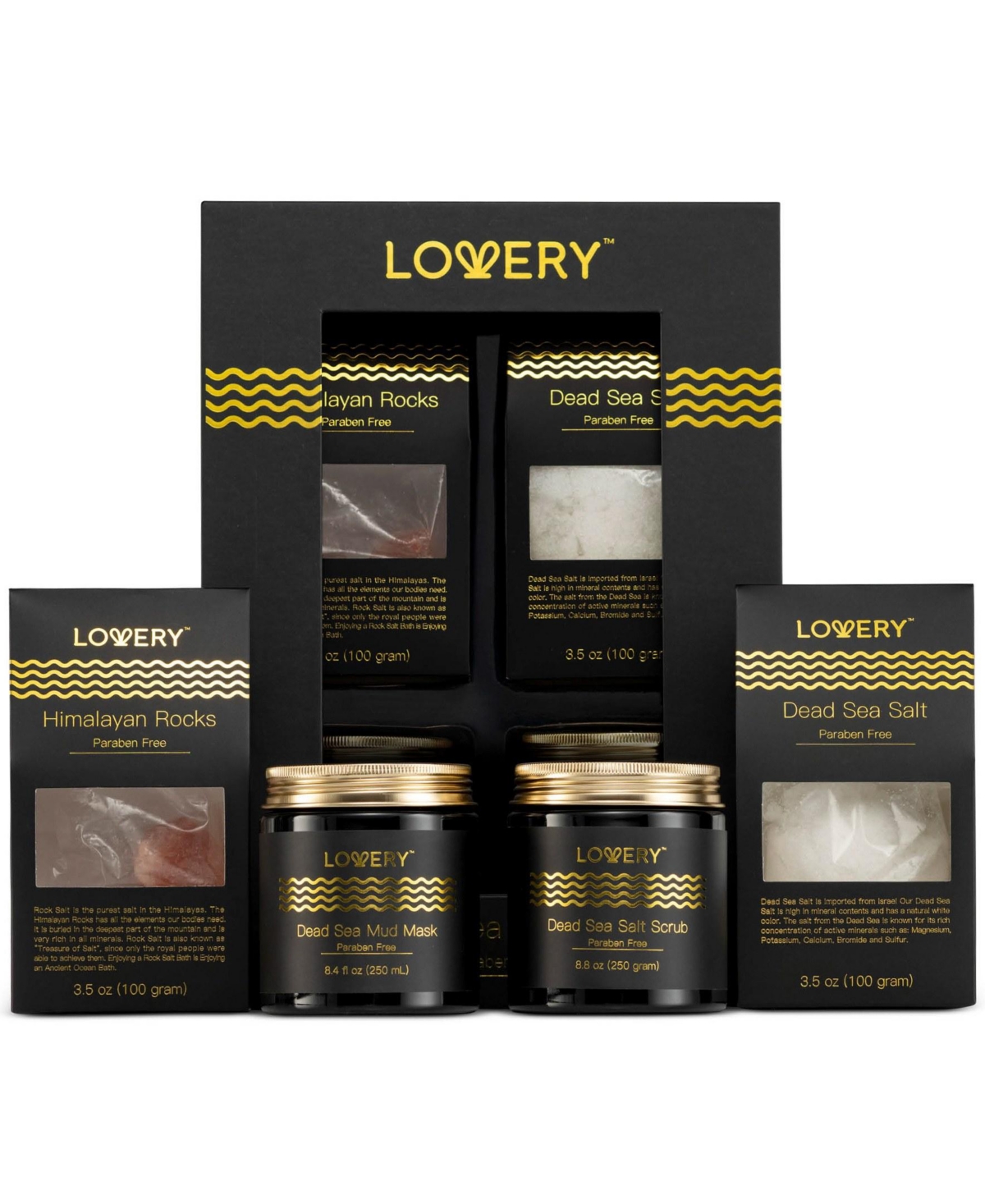 Lovery 5-pc Dead Sea Minerals Spa Gift Box