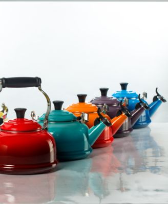 turquoise tea kettle