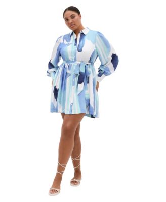 Women's Plus Size Midi Dress