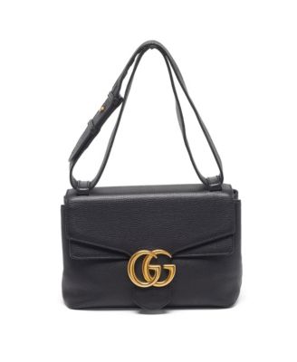 Women's GG Marmont Leather Flap Shoulder Bag