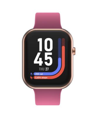 AIR 5 Unisex Rosepink Liquid Silicone Strap Smartwatch