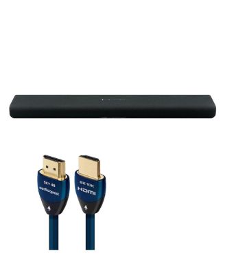 SR-B30A Dolby Atmos Sound Bar with Built-In Subwoofers Bundle with AudioQuest Sky HDMI Cable
