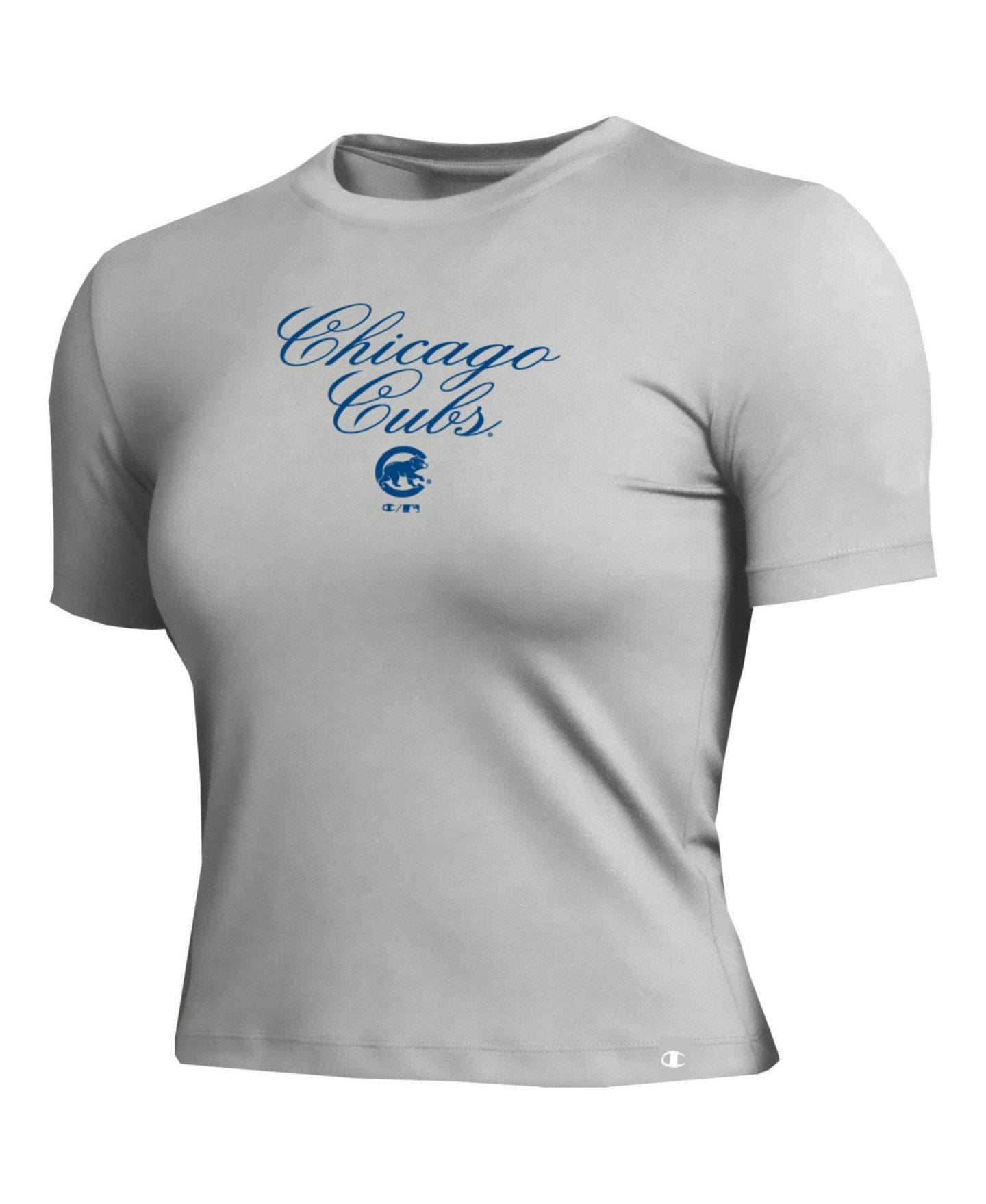 Женская футболка Champion Chicago Cubs Fitted Cropped — фото 3