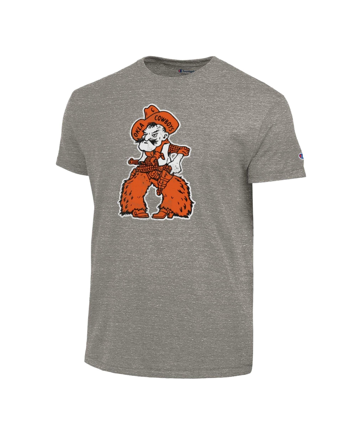 Champion Men's Charcoal Oklahoma State Cowboys Triumph Tri-Blend T-Shirt