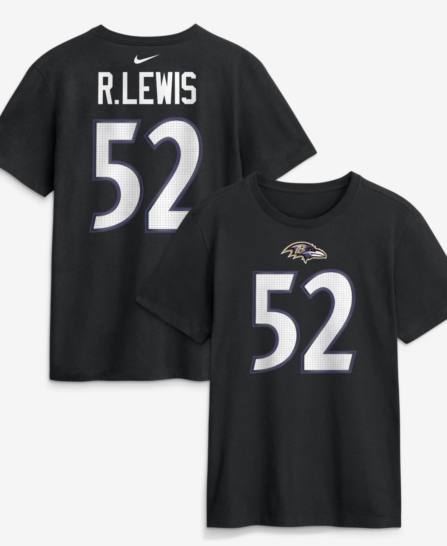 Мужская футболка Nike Baltimore Ravens Ray Lewis Retired Name & Number — фото 1