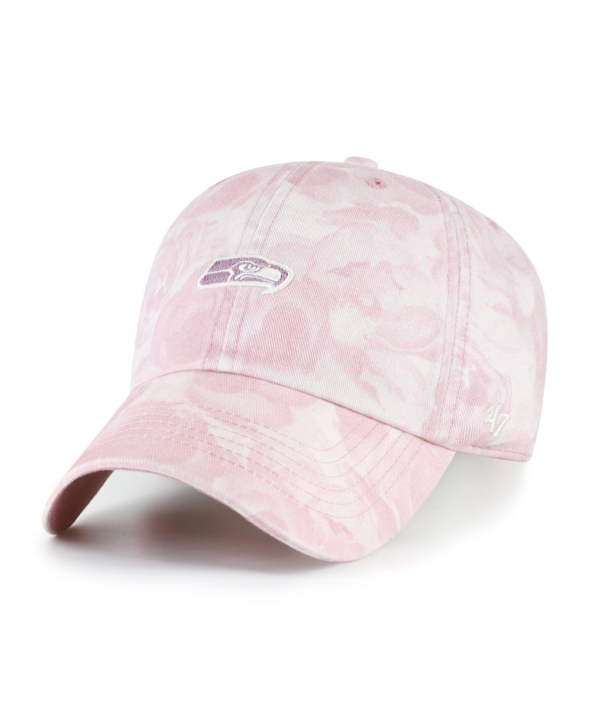 '47 Brand Women's Pink Seattle Seahawks Gardenia Clean Up Adjustable Hat