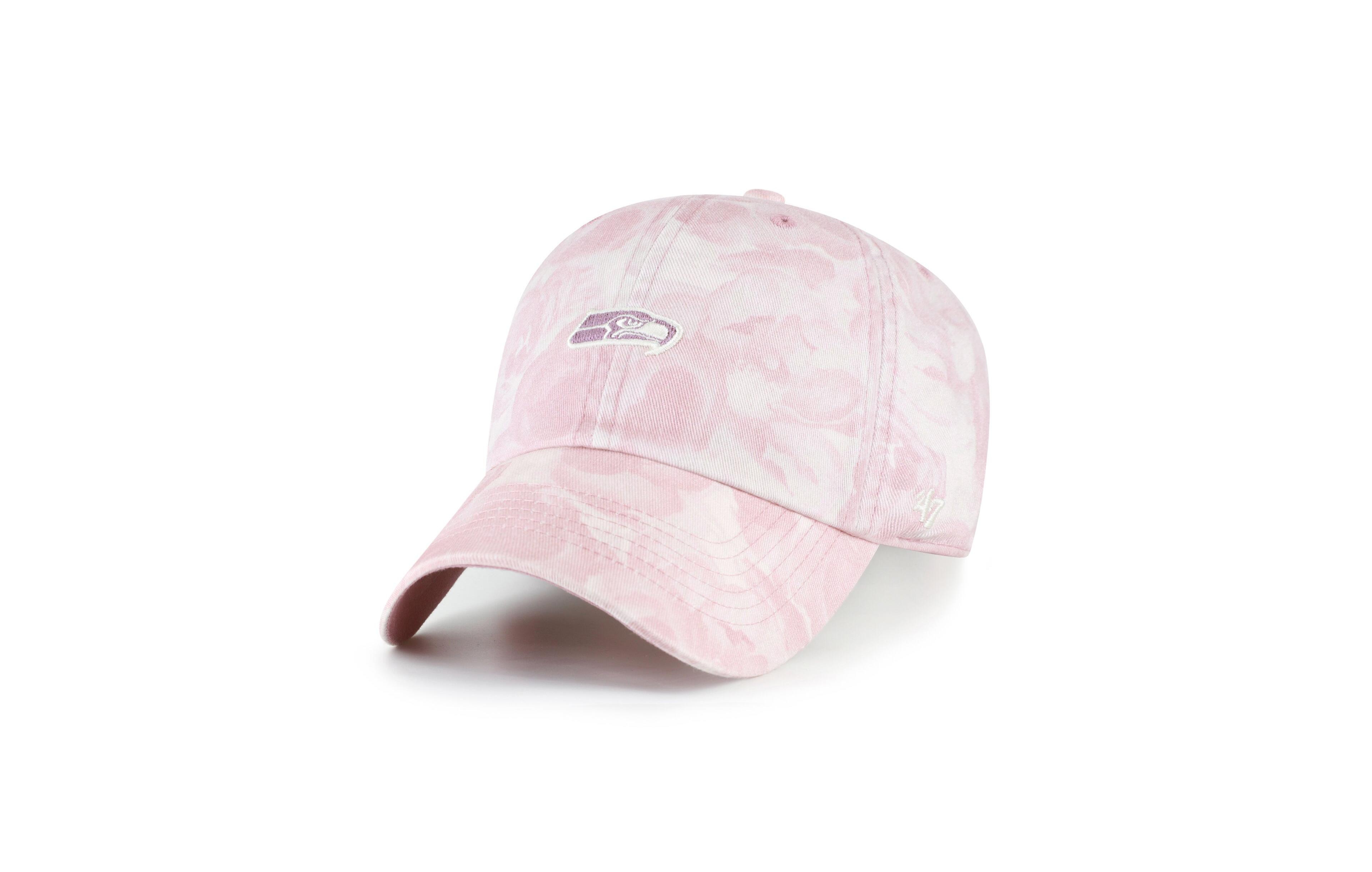 '47 Brand Women's Pink Seattle Seahawks Gardenia Clean Up Adjustable Hat