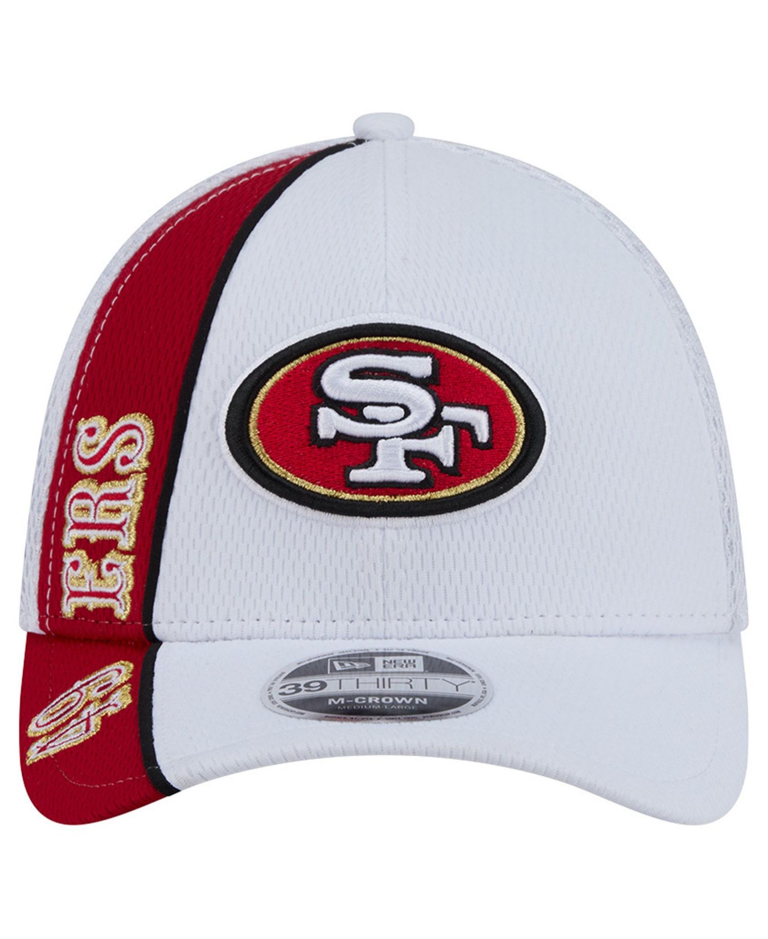 Men's White/Scarlet San Francisco 49ers Dash 39THIRTY Flex Hat