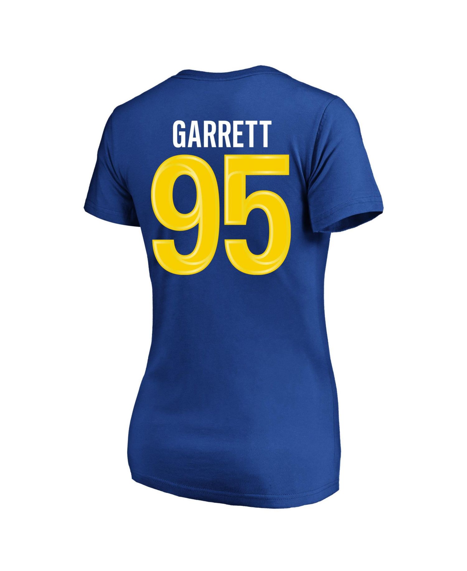 Plus Size Myles Garrett Los Angeles Rams V-Neck T-Shirt
