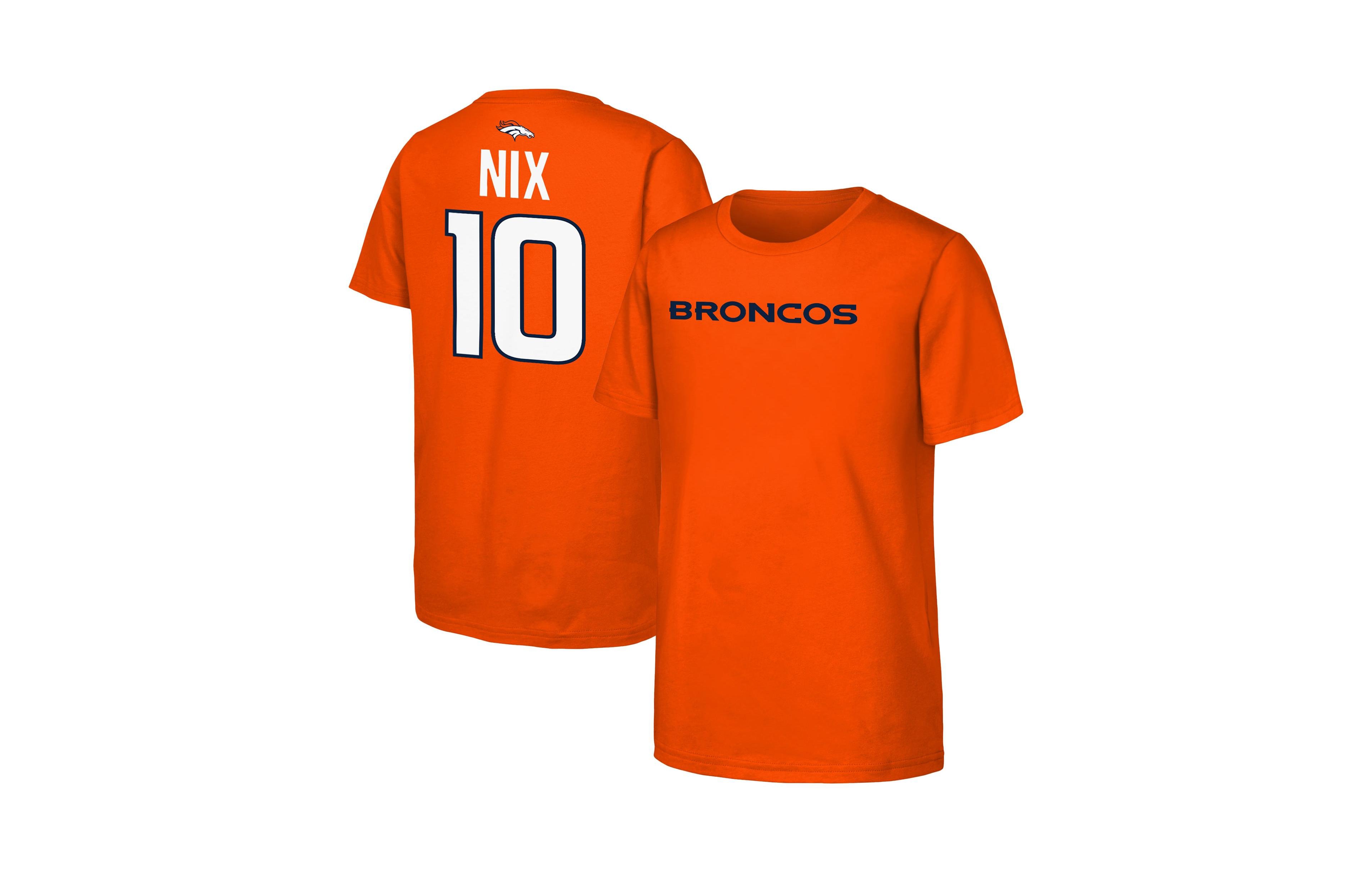 Outerstuff Boy's 4-20 and Girl's 4-16 Bo Nix Crewneck Classic-Fit T-Shirt
