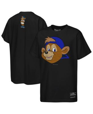Boys' and Girls' 4-16 Chicago Cubs Big Face Mascot Distressed-Graphic Cotton T-Shirt