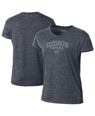 Women's Dallas Cowboys Triumph Tri-Blend V-Neck T-Shirt