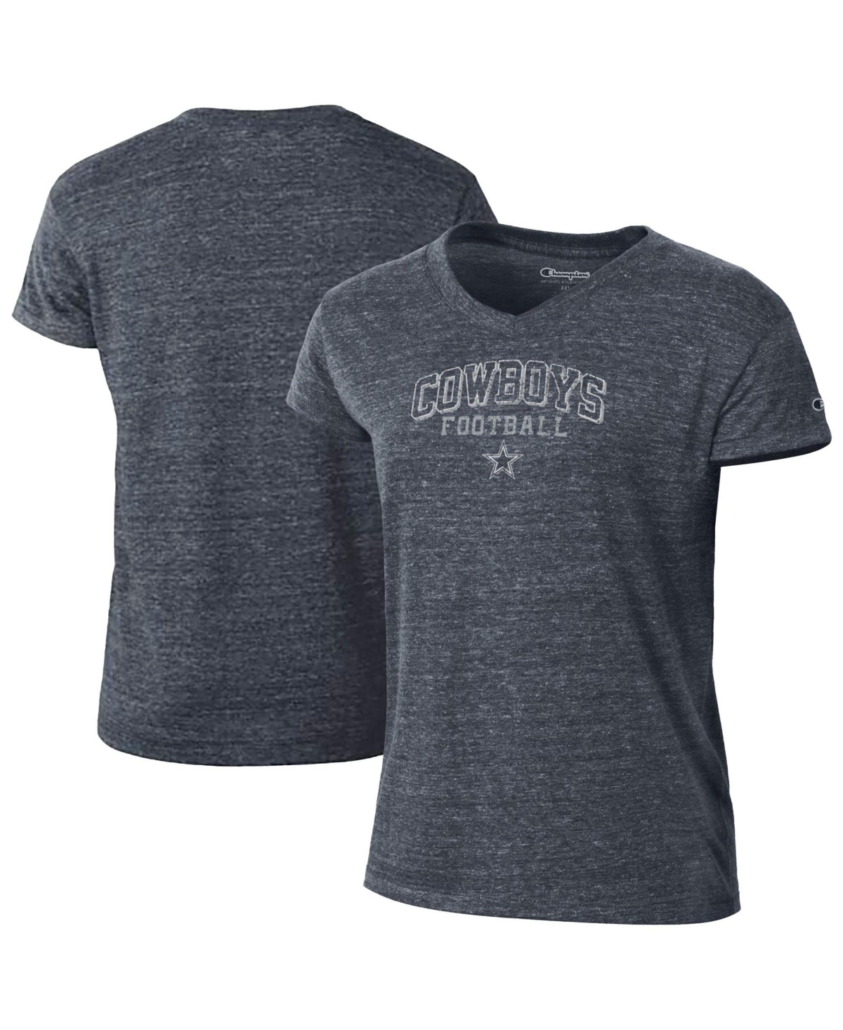 Champion Women's Dallas Cowboys Triumph Tri-Blend V-Neck T-Shirt