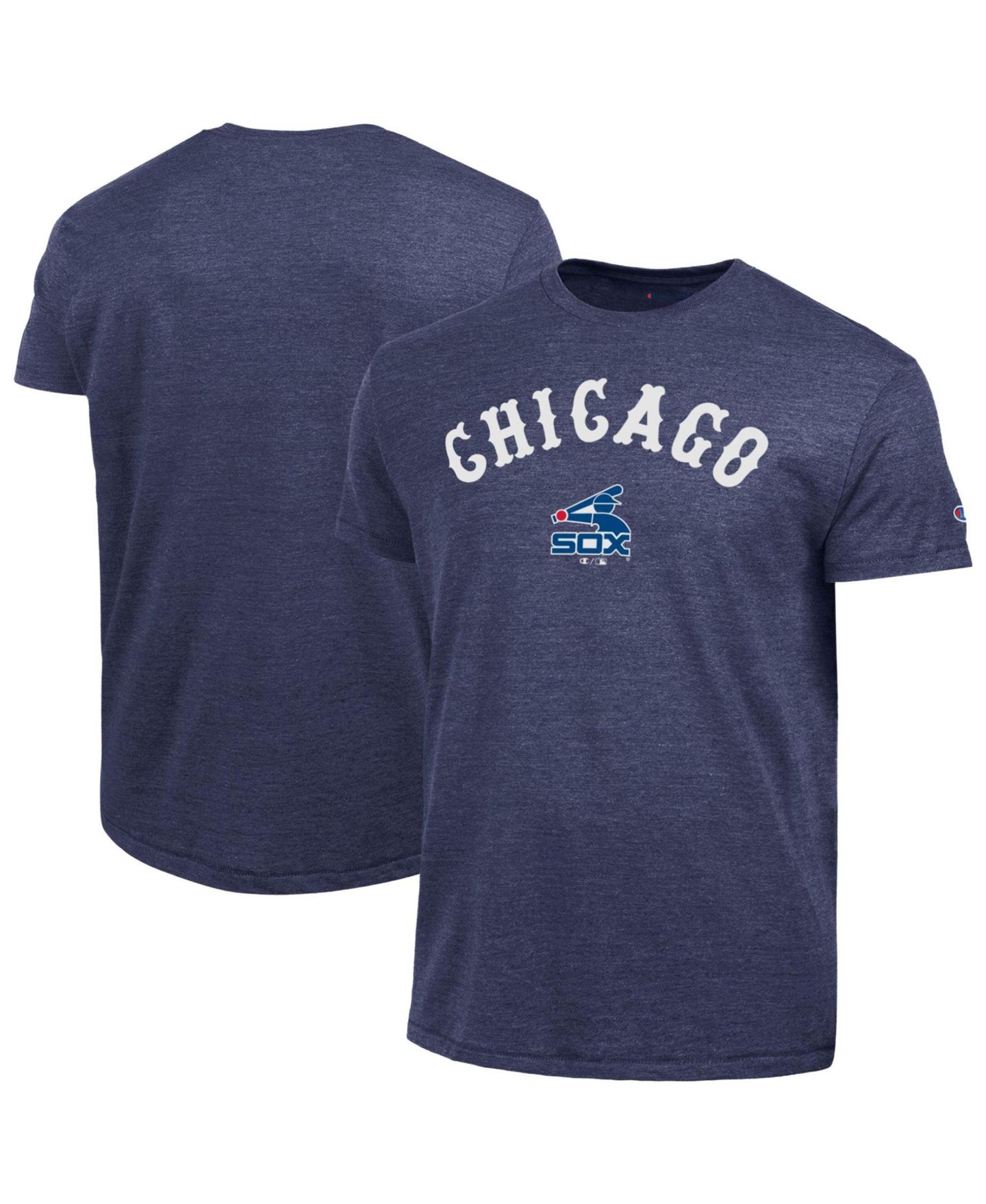 Мужская футболка Champion Chicago White Sox Cooperstown Wordmark Lockup Tri-Blend — фото 1