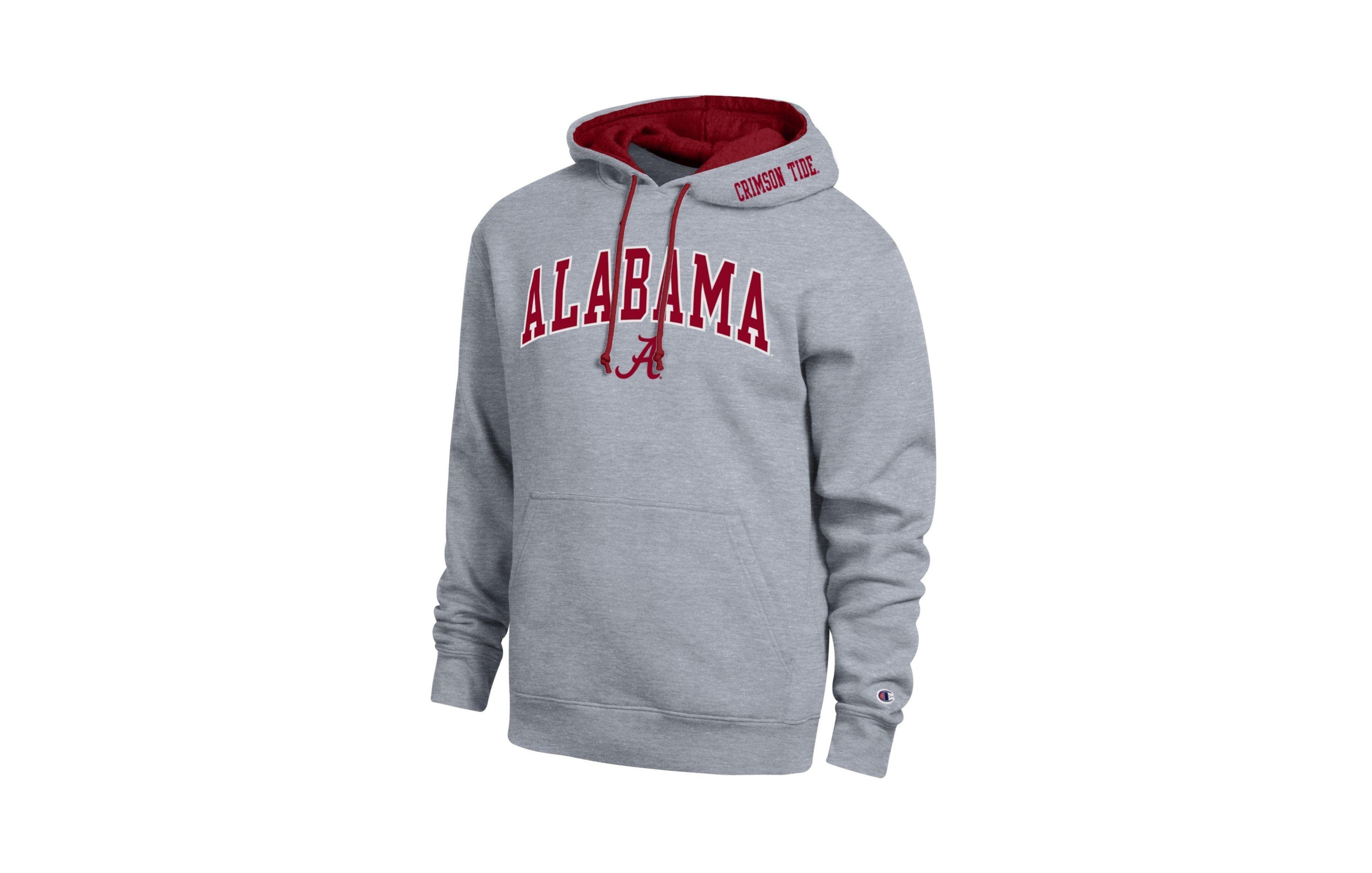 Champion Men's Alabama Crimson Tide Arch Tackle Twill Fleece Hoodie