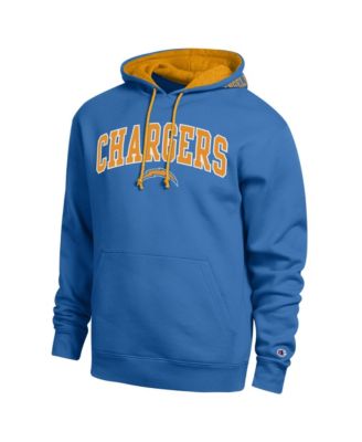 Men's Los Angeles Chargers Contrast Pullover Brushed Interior Hoodie