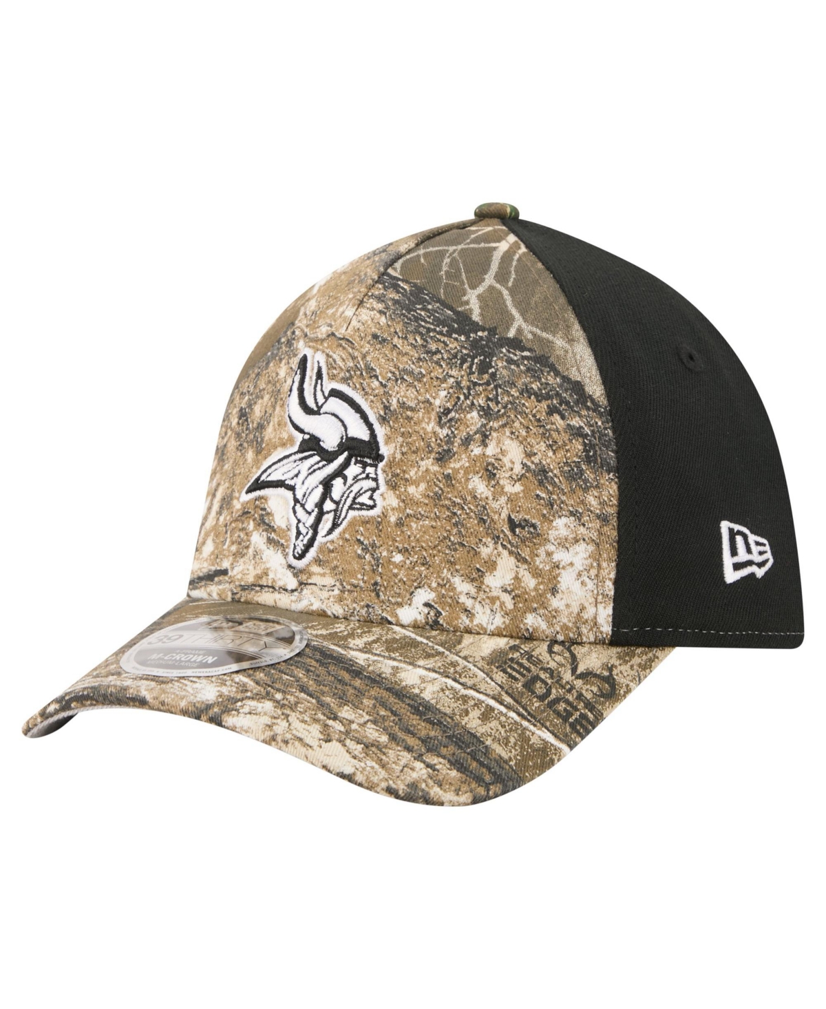 New Era Minnesota Vikings Real Tree 39THIRTY Stretch Fit Baseball Cap