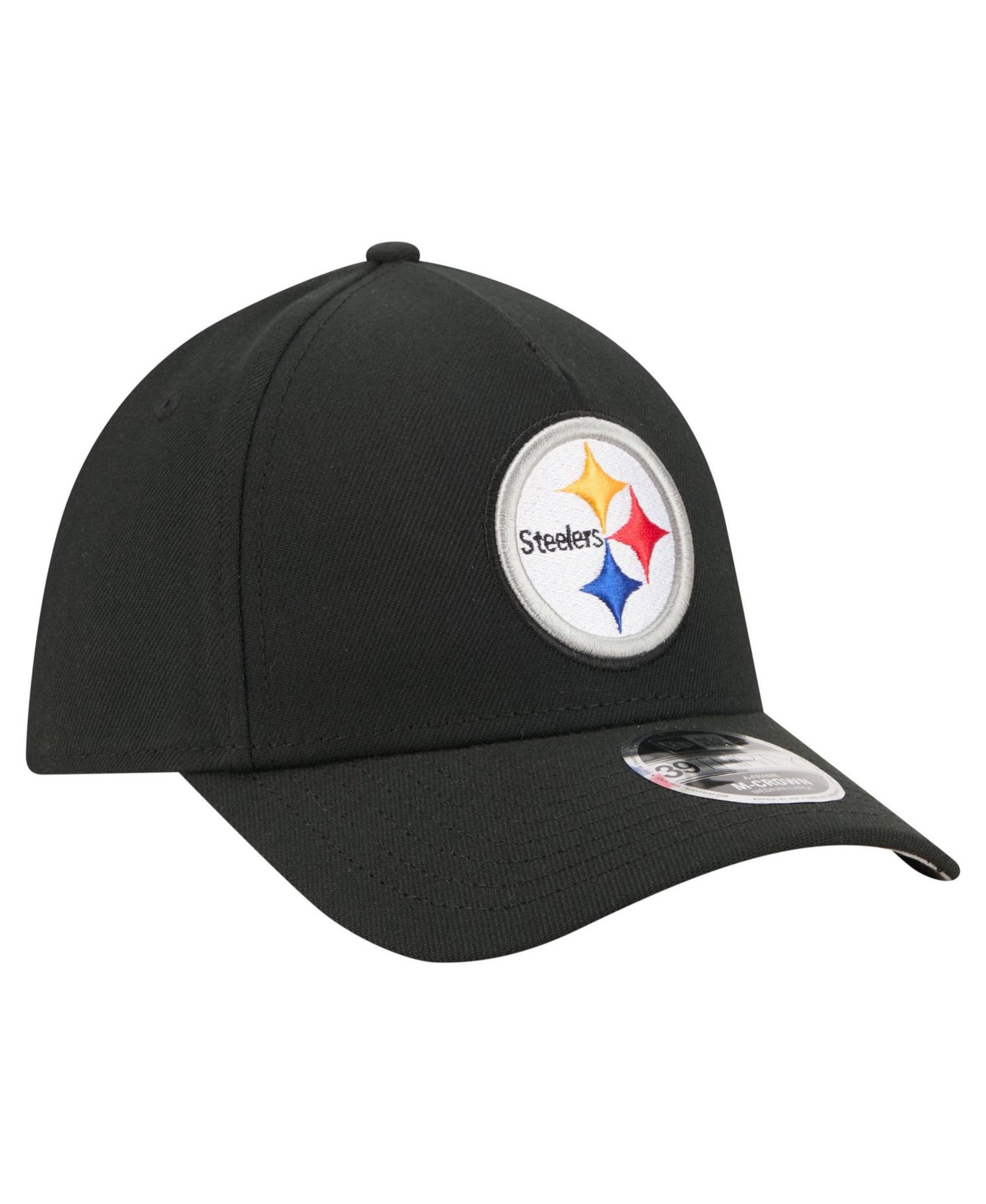 Men's Pittsburgh Steelers 39Thirty A-Frame Stretch-Fit Hat