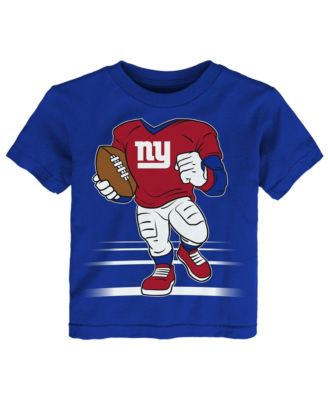 Toddler Boys' 2T-5T New York Giants Game Fit Screen Print Graphics Crewneck T-Shirt